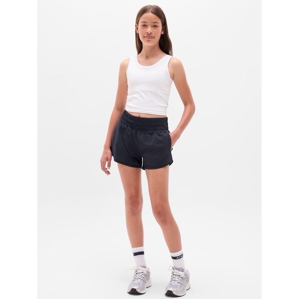 Athleta Girl | Navy Run Free 2.5” Activewear Shorts High Waist Activewear- Sz L